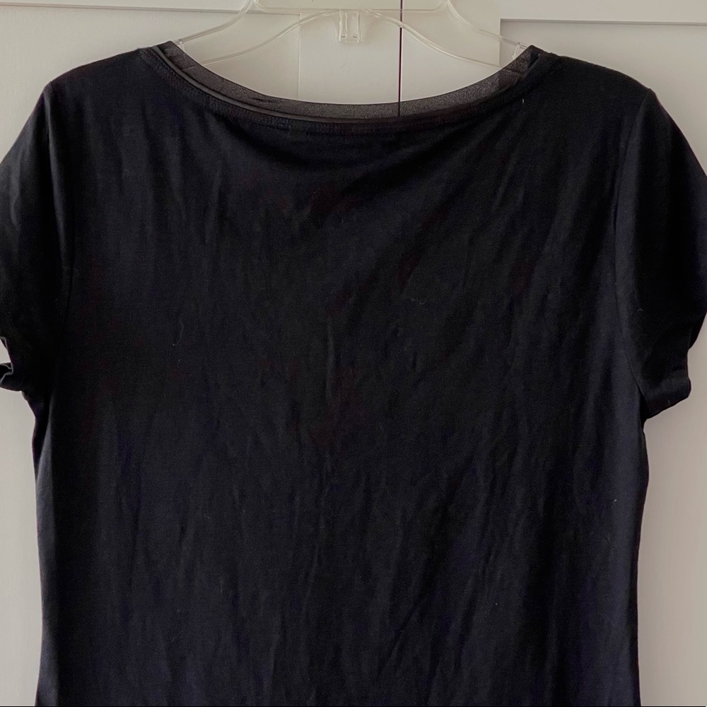 Banana Republic Classic Black Short Sleeved Tee Top, size S - Picture 4 of 9